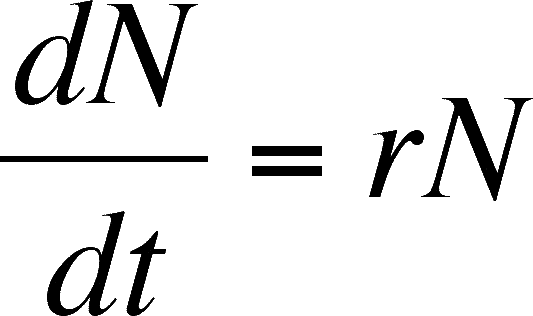 exponential population growth equation